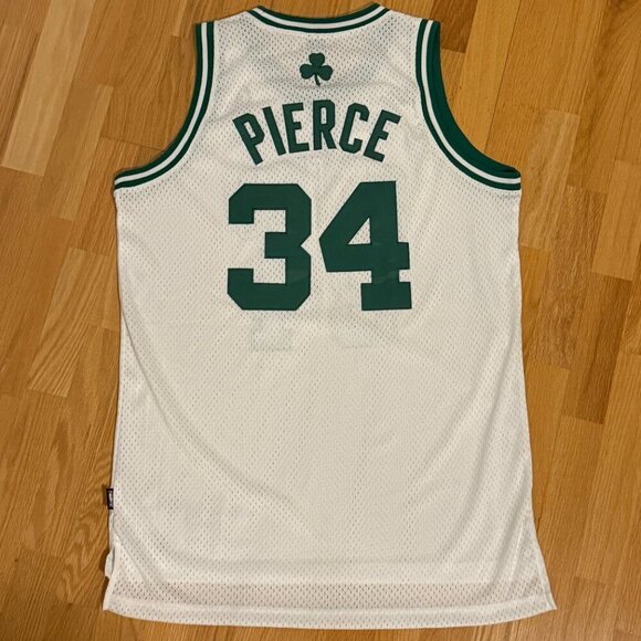 NWT adidas Paul Pierce #34 Boston Celtics Home Swingman Basketball Jersey Large - Picture 6 of 9